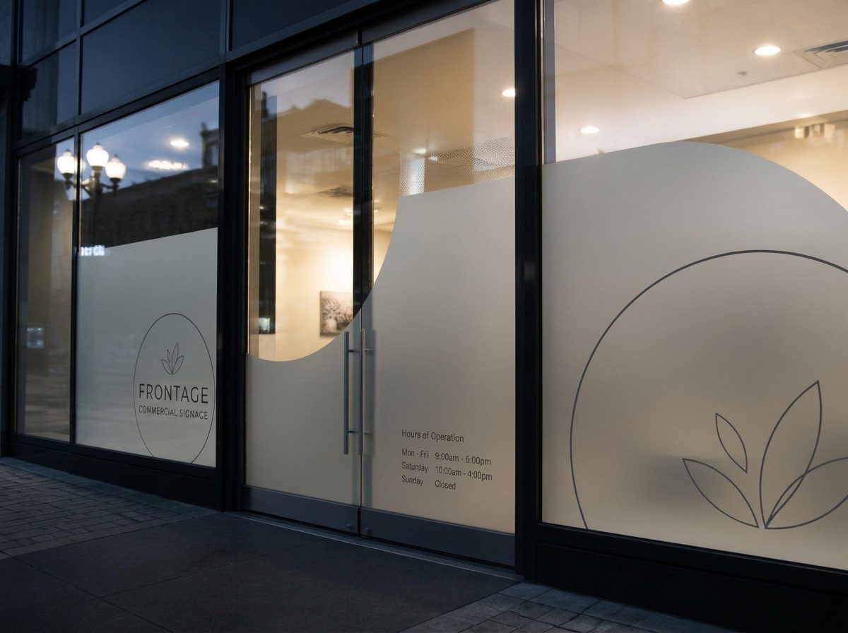 Frontage window graphics concept